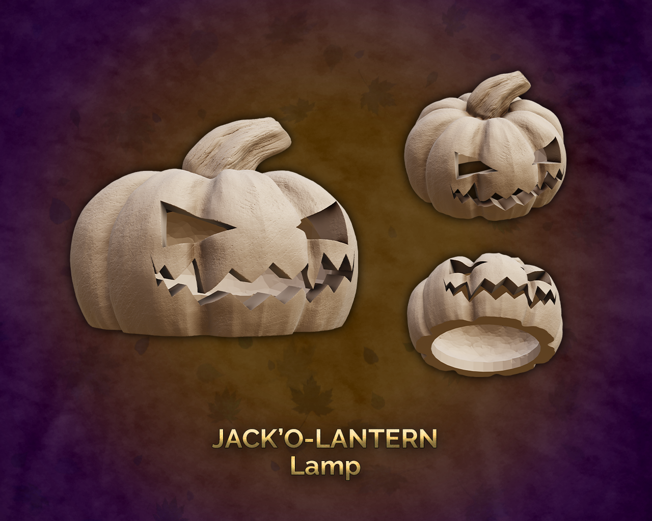 Jack-O'-Lantern Lamp